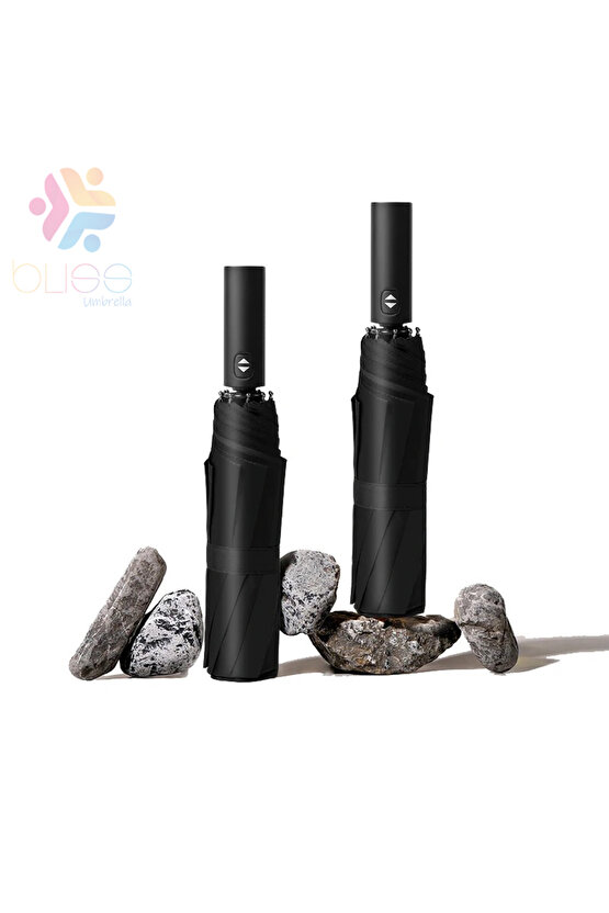 Siyah 12 Telli Şemsiye