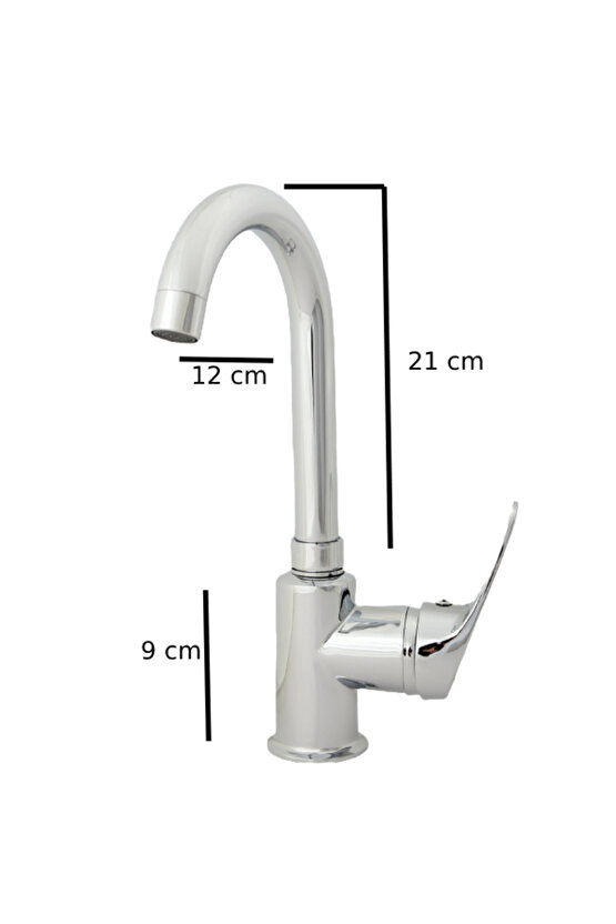 Lüx Mutfak&Lavabo Bataryası Kısa Baston