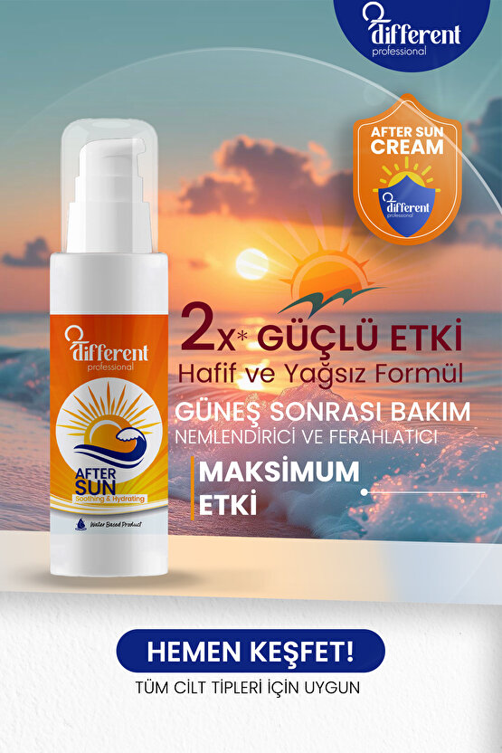 Tahriş Azaltıcı Leke Önleyici Güneş Sonrası Bakım Kremi 100ML