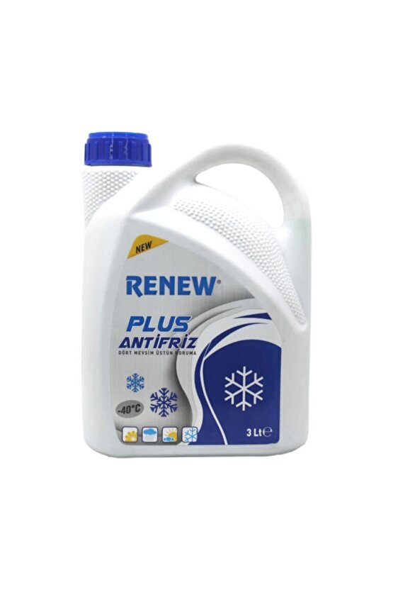 Plus Antifriz -40 Derece 3 Lt - 4 Mevsim Kullanılır