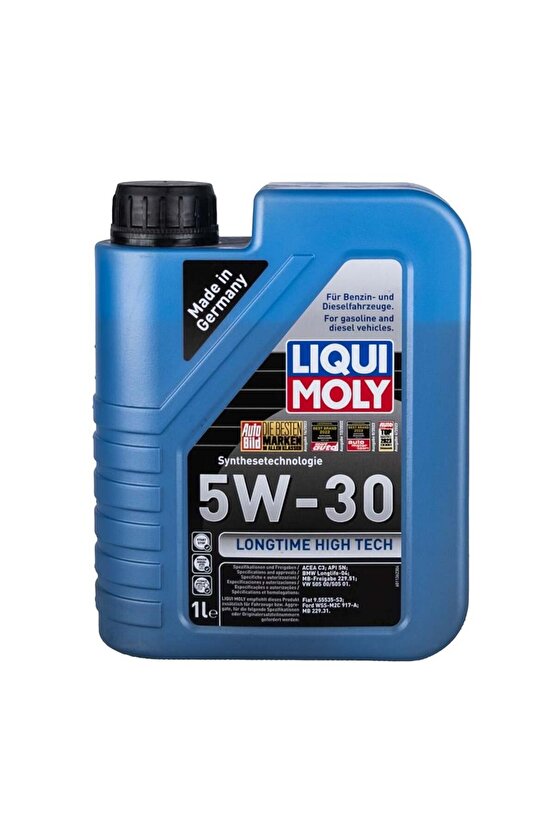 Long Time High Tec 5w-30 1 Lt Motor Yağı (DPFLİ) 0323 Üretim (LM9506)