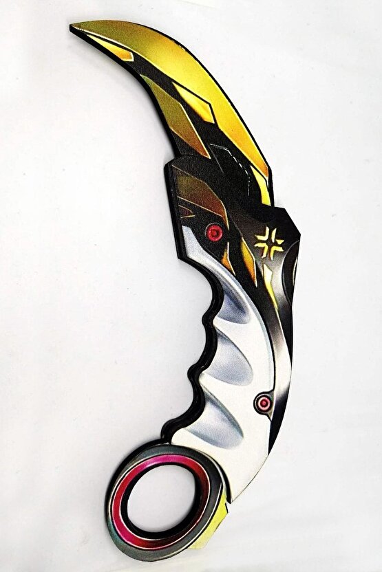 Ahşap Valorant 2 Li Set Oyuncak Figür ( Valorant Champions Karambit Ve Yağmacı Karambit )