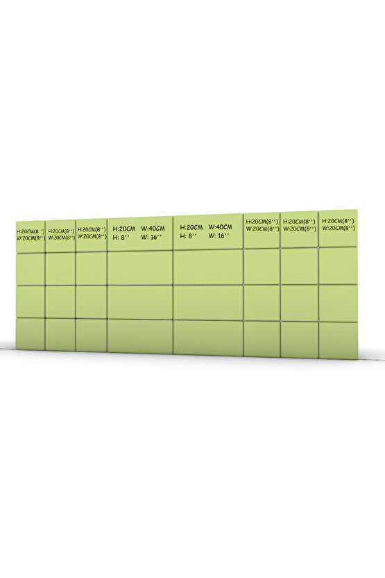 DEKORATİF DÖŞEMELİ YATAK BAŞLIĞI - 200CM ÇOKLU PANELLİ