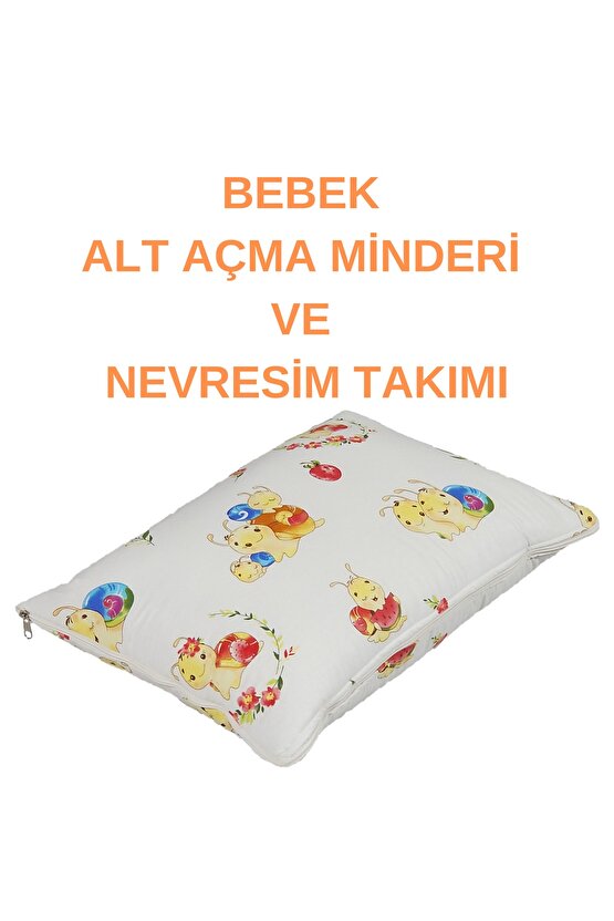 Babynest Puset Içi Set Araba Minderi Emzirme Örtüsü Ve Minderi Beşik Içi Nevresim Takımı 15 Li Set