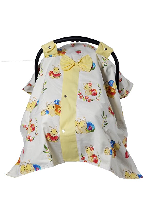 Puset Örtüsü, Puset Çarşafı, Ortopedik Puset Minderi 3 Lü Set BRİMİ COLLECTİON