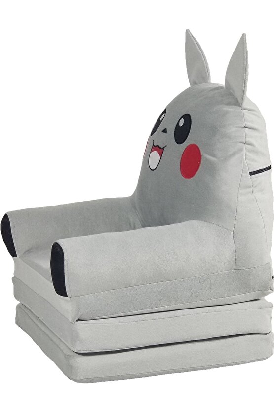 Katlanabilir Bebek-çocuk Koltuğu Taytüyü Portatif Yatak Puf Pembe-gri-sarı