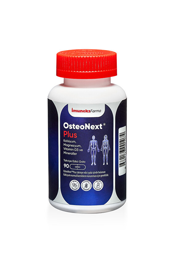 Osteonext®plus Kalsiyum, Magnezyum, Vitamin D3 Ve Mineraller Içeren Takviye Edici Gıda 90 Tablet