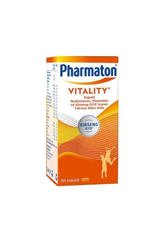 Pharmaton Vitality 30 Kapsül + Energy Focus 30 Tablet