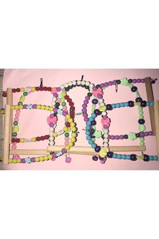 MUHABBET KUŞU BONCUKLU TÜNEKLİ ZİLLİ SALINCAK