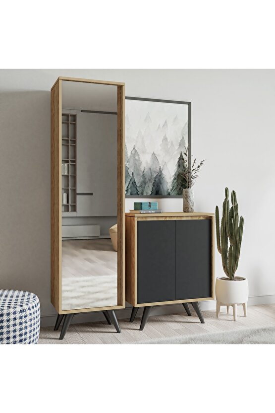 Şimal Aynalı Vestiyer Meşeantrasit