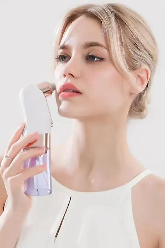 Su Hazneli Şarjlı Vakumlu Siyah Nokta Temizleme Aleti