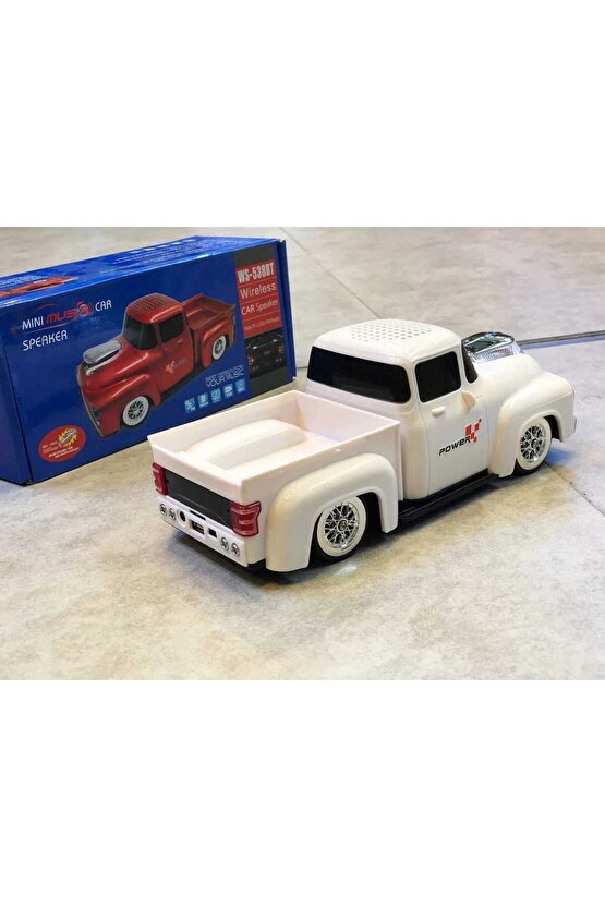 Taşınabilir kablosuz Bluetoothlu hoparlör nostalji tasarım müzik çalar TF kart FMradyoUSB