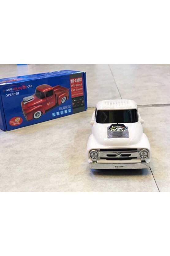 Taşınabilir kablosuz Bluetoothlu hoparlör nostalji tasarım müzik çalar TF kart FMradyoUSB