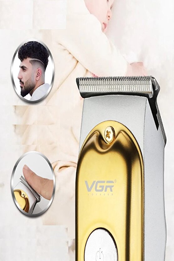 Saç Ve Sakal Tıraş Makınasi V-290 Epilasyon Öncesi Vüvut Sıfır Şarjlı