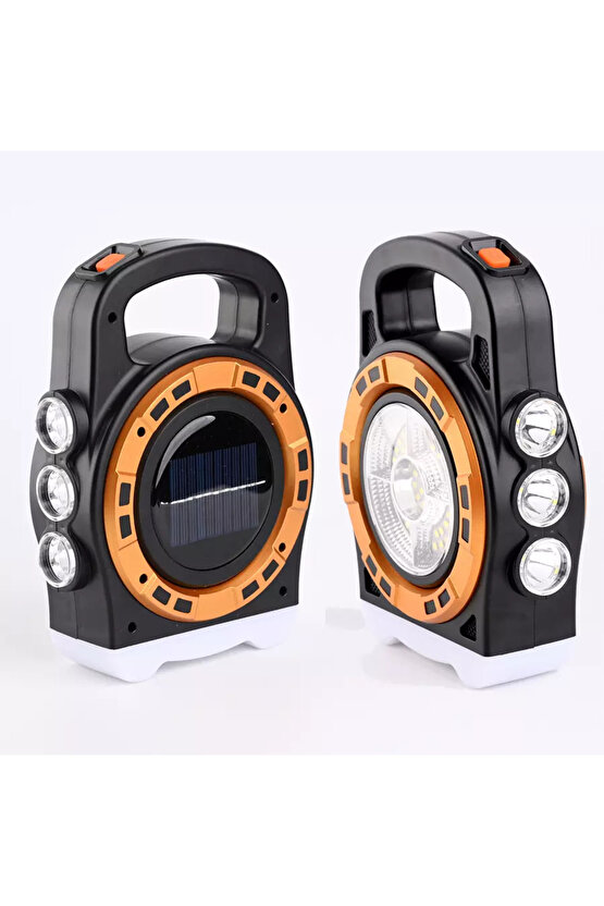 Taşınabilir COB LED güneş Holofote 2400mA USB şarj balıkçı ışığı 3 uzun vadeli ışık kontrol