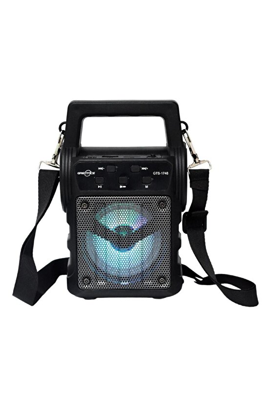 Bluetooth Hoparlör Led Ikaz Işıklı El Fenerli Kablosuz Ses Bombası Fm Radyolu Usb Ve Tf Kart Giriş