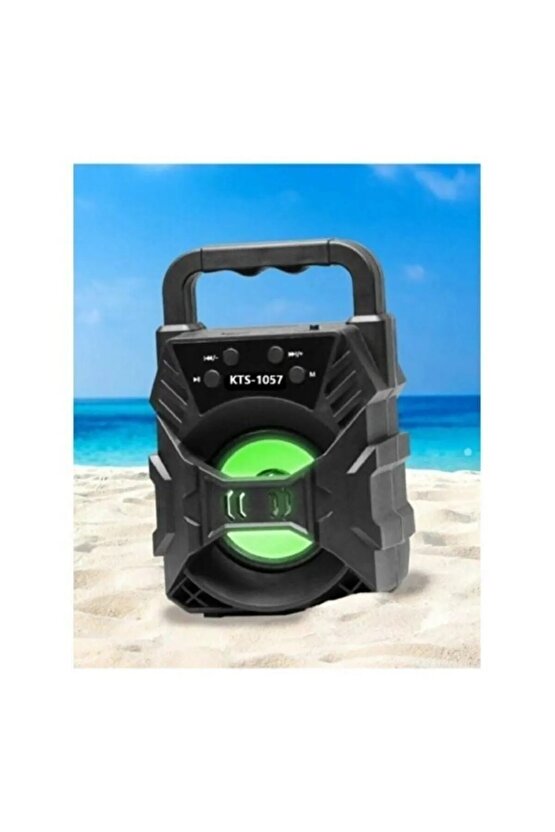 Dx-1057 Fm Radyolu Mini Taşınabilir Müzik Çalar Kutusu Bluetoothlu Ses Bombası