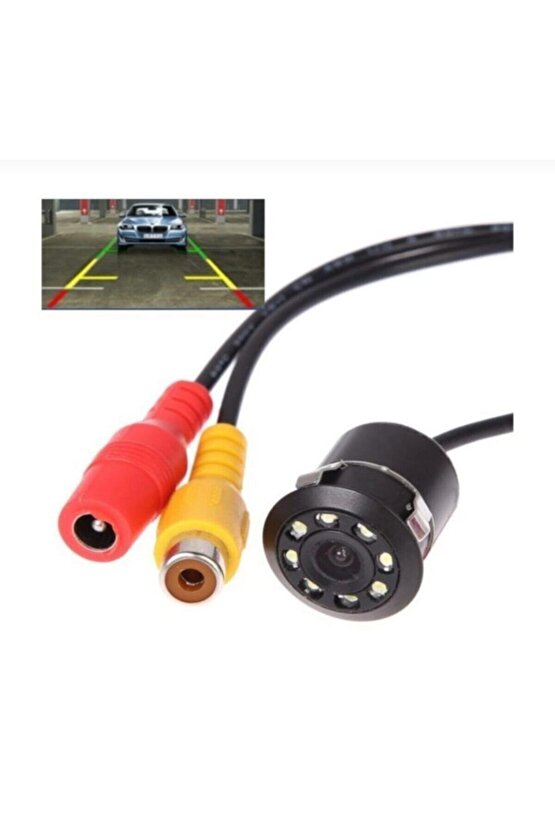 Geri Vites Görüş Kamerası Ir Led Gece Görüşlü Mesafe Çizgili Infrared