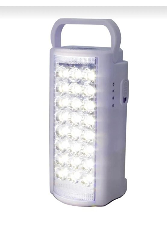 24 Ledli Büyük Ledli 80 Saat Akü Ile Yanan Led Işıldak Süper Güç