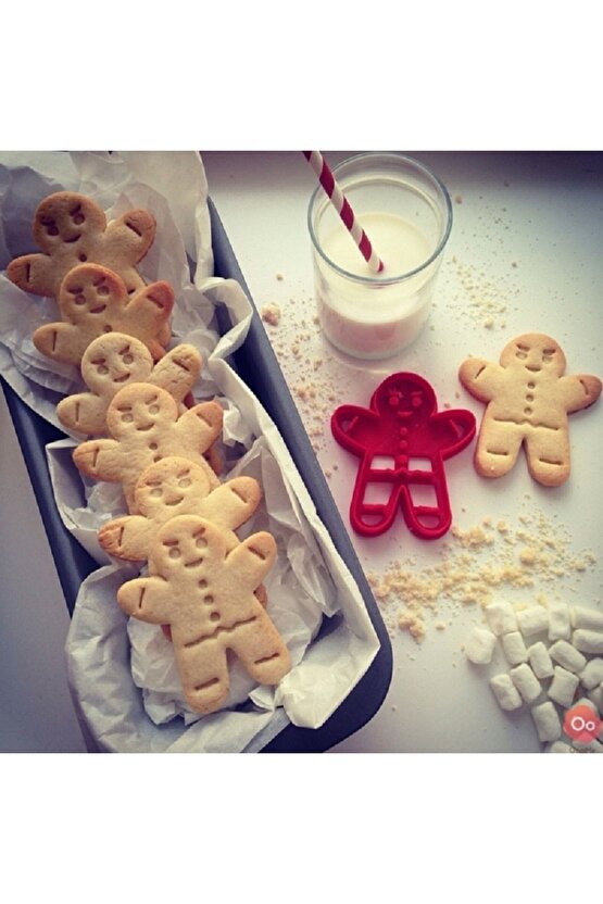 Yılbaşı Noel Kurabiye Kalıbı 5 Li Model