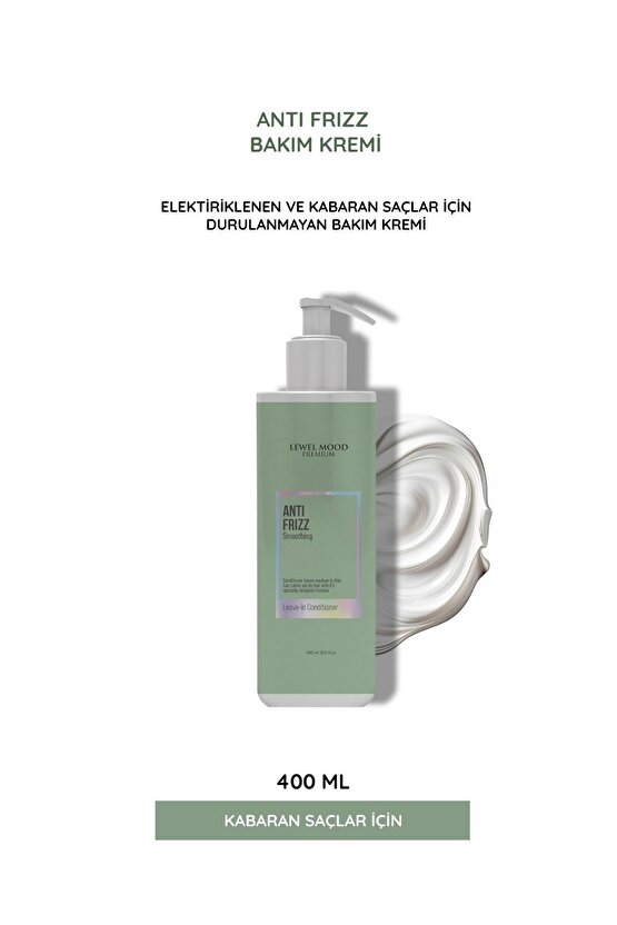 Anti Frizz Kabaran Saçlar İçin Bakım Kremi