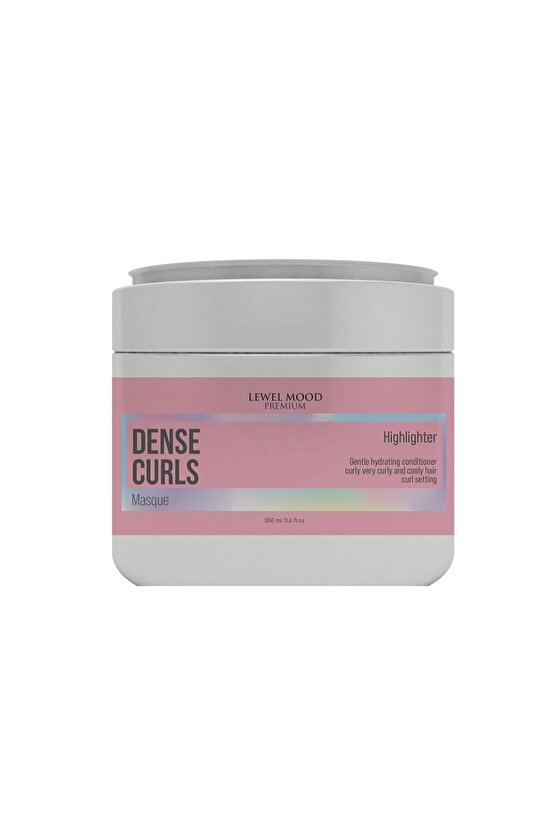 Dense Curls Bukleli Saçlar Için Bakım Maskesi 350ml Level Mood
