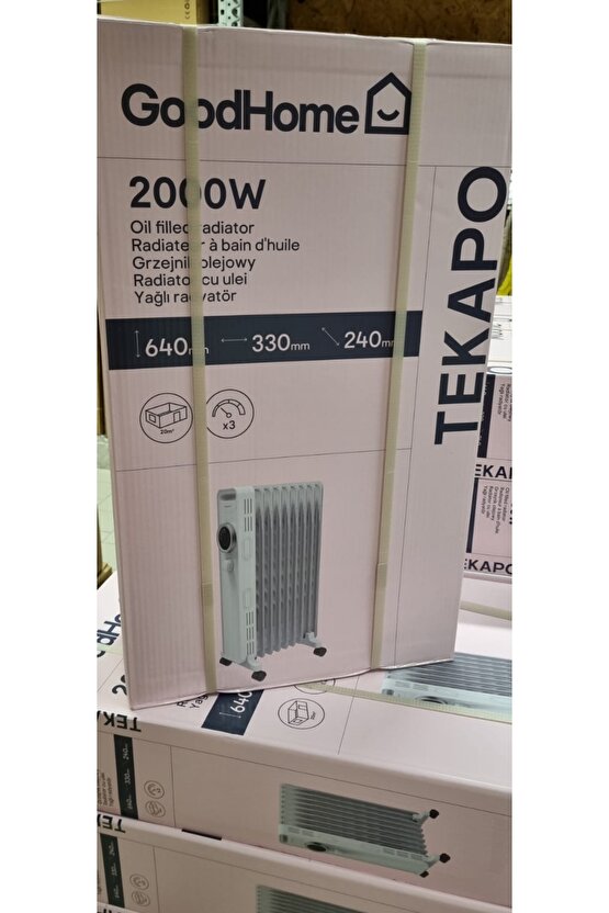 GOODHOME 9 DİLİM YAĞLI RADYATÖR