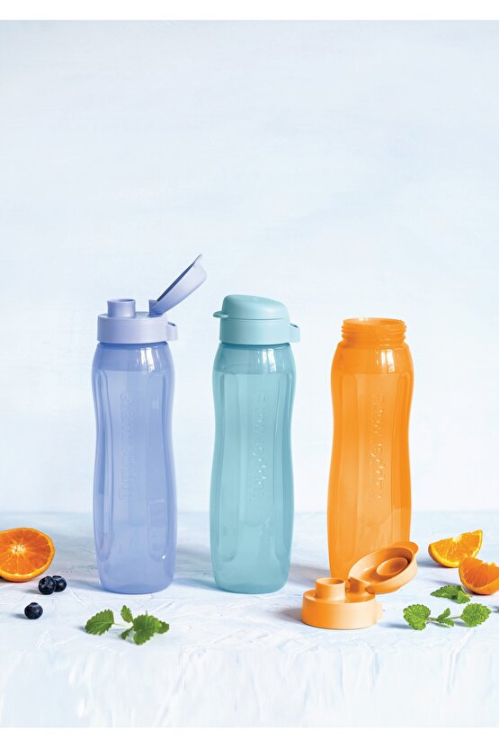 Eco Slim Şişe 750 ml 3lü Set Suluk Matara Çevre Dostu