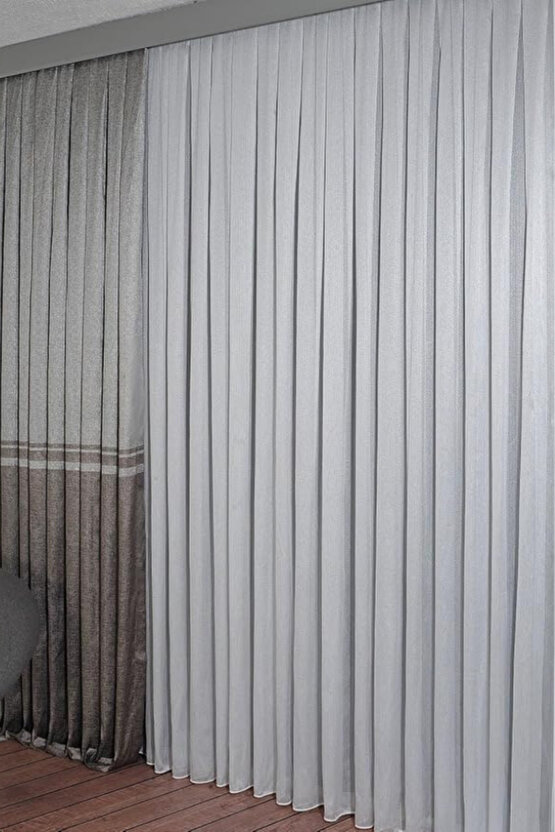 Kar 600 Tül Perde 13 Sık Pile Brıllant (kar Gibi Zarif Ve Dokumlu Kırısmaz Yıka As )