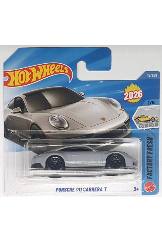 HotWhells Porsche 911 Carrera T- 2026 serisi 1-64 ölçek