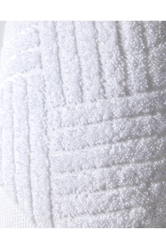 Etienne %100 Pamuk Banyo Havlusu - Beyaz