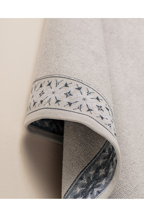 Caresse %100 Pamuk Banyo Havlusu - Gri - 70x140 cm