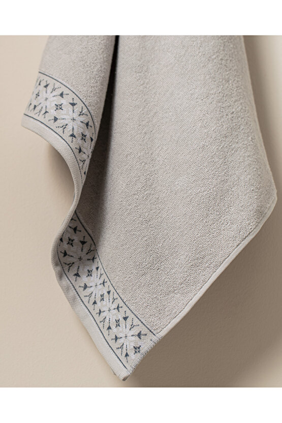 Caresse %100 Pamuk Banyo Havlusu - Gri - 70x140 cm