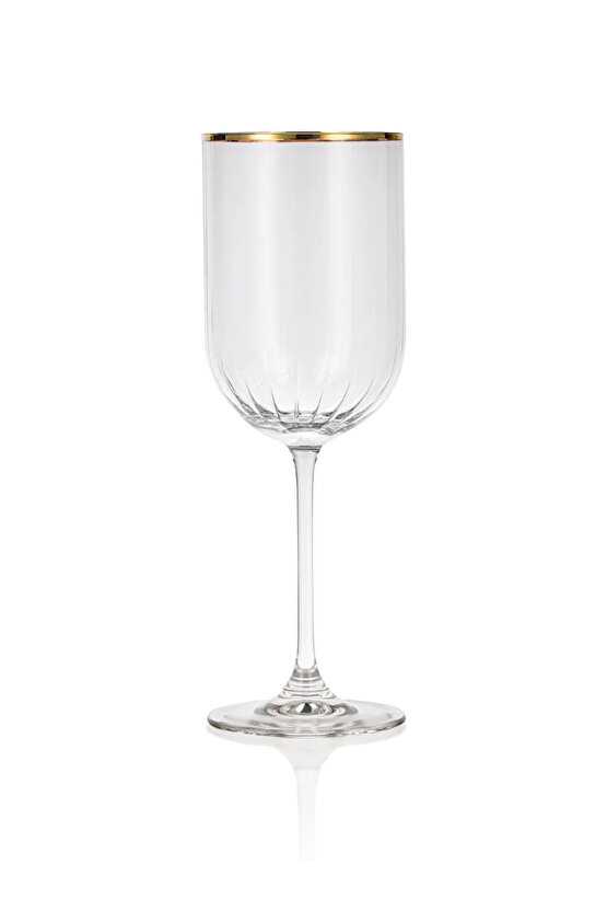 LCW HOME Renksiz Cam Ayaklı Su Bardağı Seti 2li 410 Ml