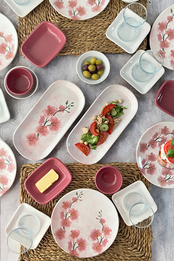 Fiore 29 Parça 6 Kişilik Kahvaltı Takımı