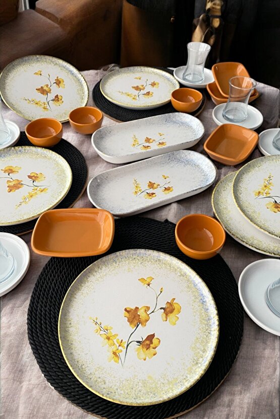 Hercai 28 Parça 6 Kişilik Kahvaltı Takımı