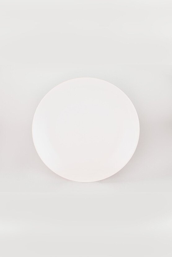 Mat Kırık Beyaz Ege Servis Tabağı 25 Cm 6 Adet