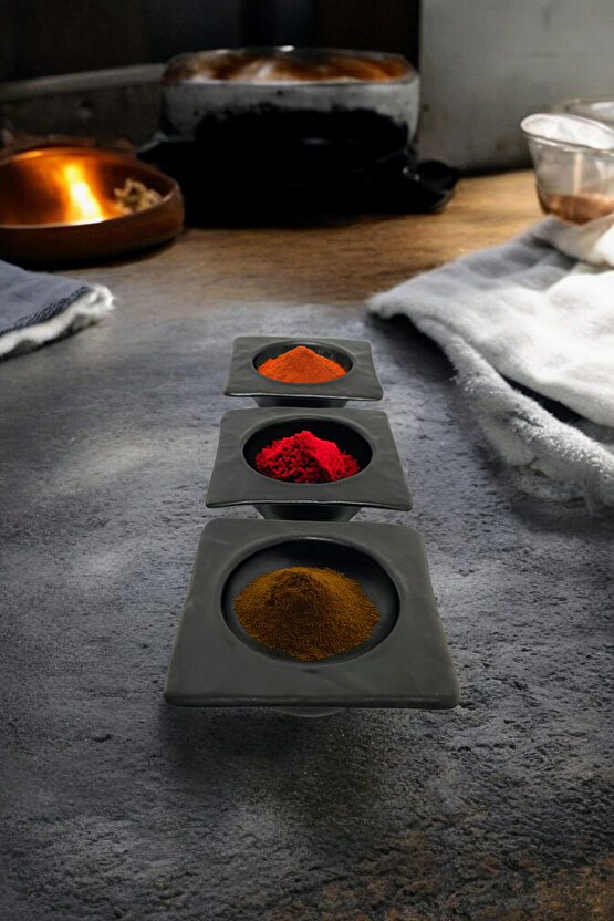 Livelli Porselen Çerezlik Reçellik Sosluk Kase 9cm 3 Adet