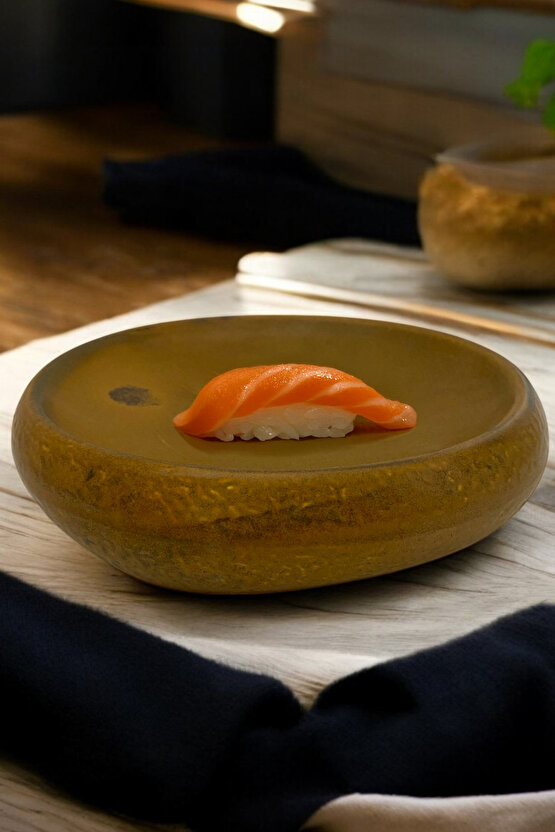 Plume Porselen 25cm Düz Servis Sunum Tabağı