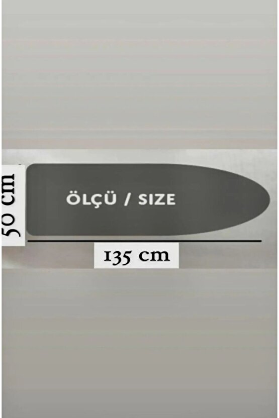 Luxury Pretty Women Ütü Masası Kılıfı Bezi Örtüsü (50X135CM) (ironing board cover)