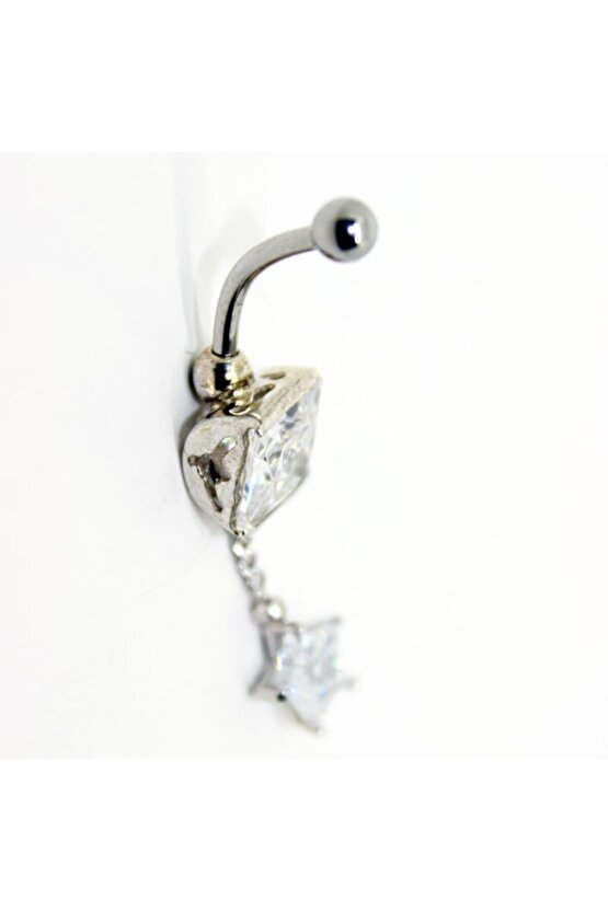 Yıldız Sallantılı Taşlı Pıercıng