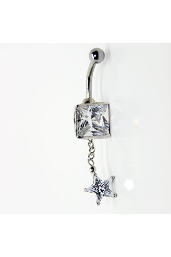 Yıldız Sallantılı Taşlı Pıercıng