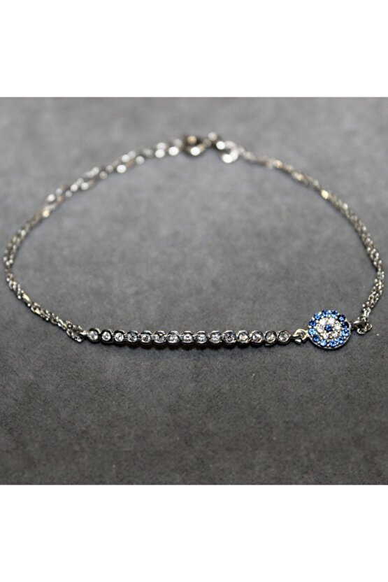 Kadın Gümüş Taşlı Bileklik