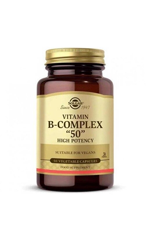 Vitamin B Complex 50mg 100 Kapsül