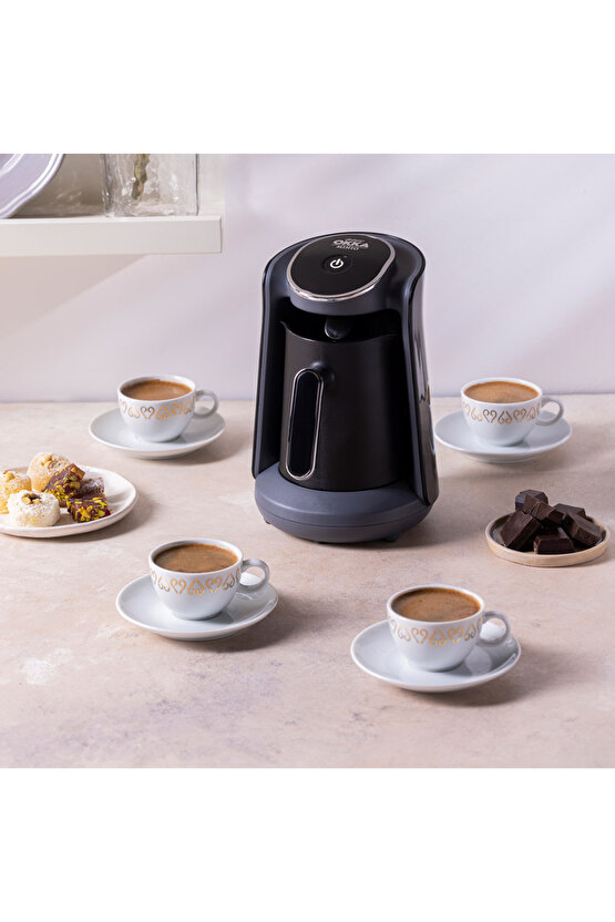 Okka Minio Türk Kahvesi Makinesi 4 Fincan Kapasiteli Toprak - OK004-T