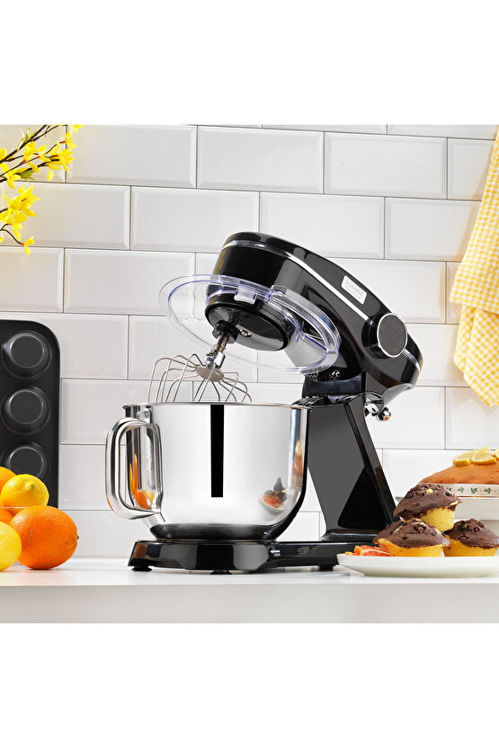 NeoCast Dijital Döküm Stand Mikser 6 L-Siyah