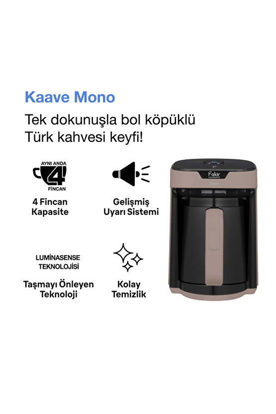 Kaave Mono Türk Kahve Makinesi Kum Beji