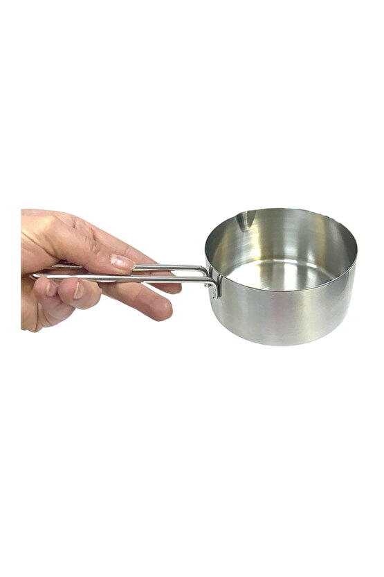 12 Cm Paslanmaz Çelik Sosluk Sütlük Kaçerol