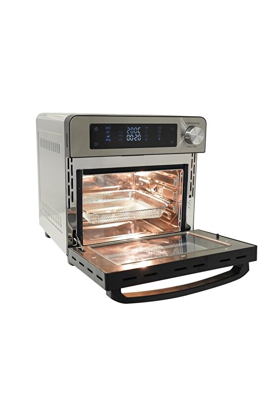 Kaf 5551 Çok Fonksiyonlu Yağsız Fritöz Air Friyer 15 Lt