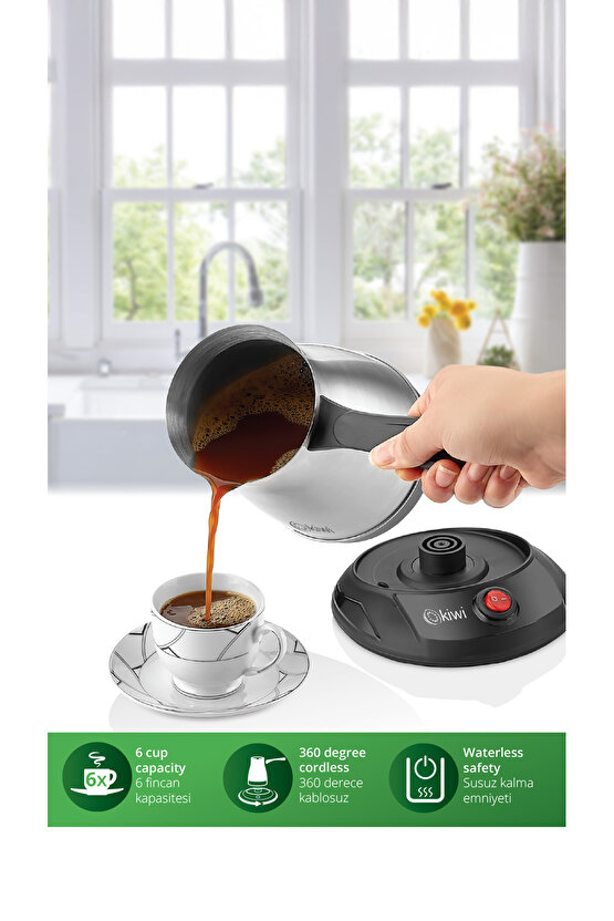 Kcm-7512 Çelik Turk Kahve Makinesi